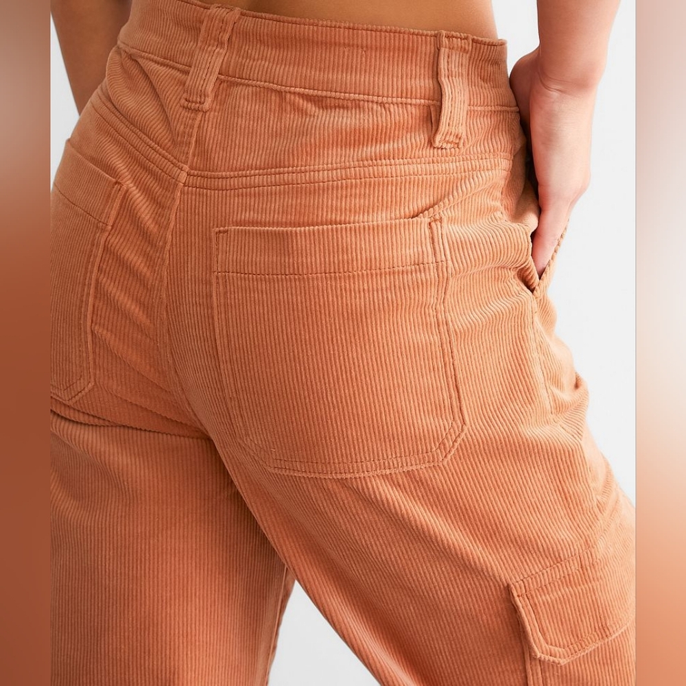 Kancan x Buckle 90s cropped wide leg courderoy pants, size 26x28 NWT - Picture 5 of 10